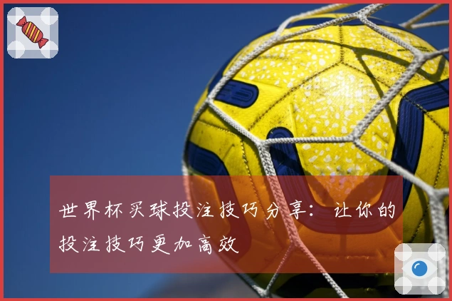 世界杯买球投注技巧分享：让你的投注技巧更加高效